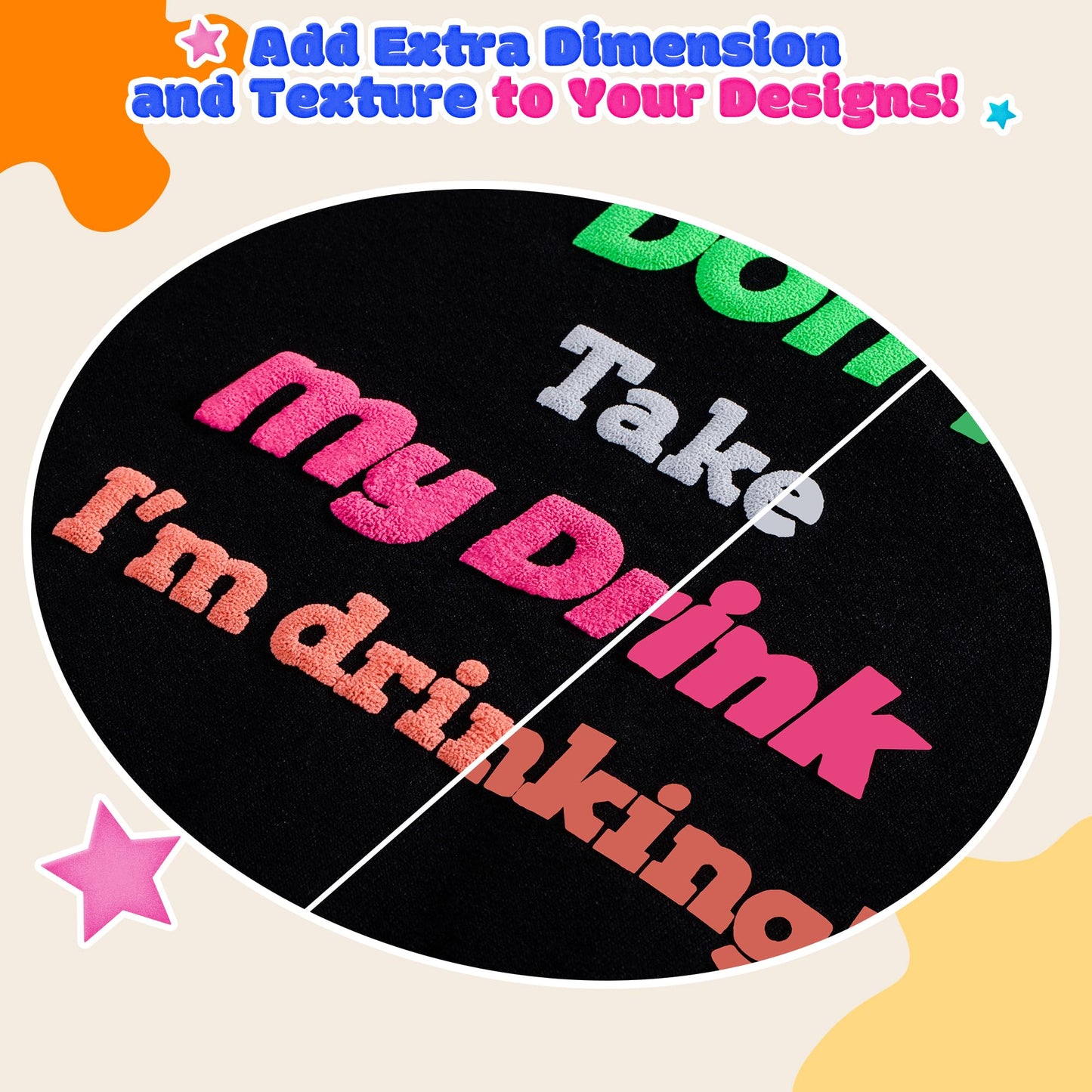 IROHTV Neon Yellow 3D Puff Vinyl Heat Transfer Roll, 10''x 3ft Neon Yellow Puff HTV Vinyl for Shirts, 3D Fluo Puff Heat Transfer Vinyl for Cricut, Iron on Vinyl Puffy HTV for Textile Fabric