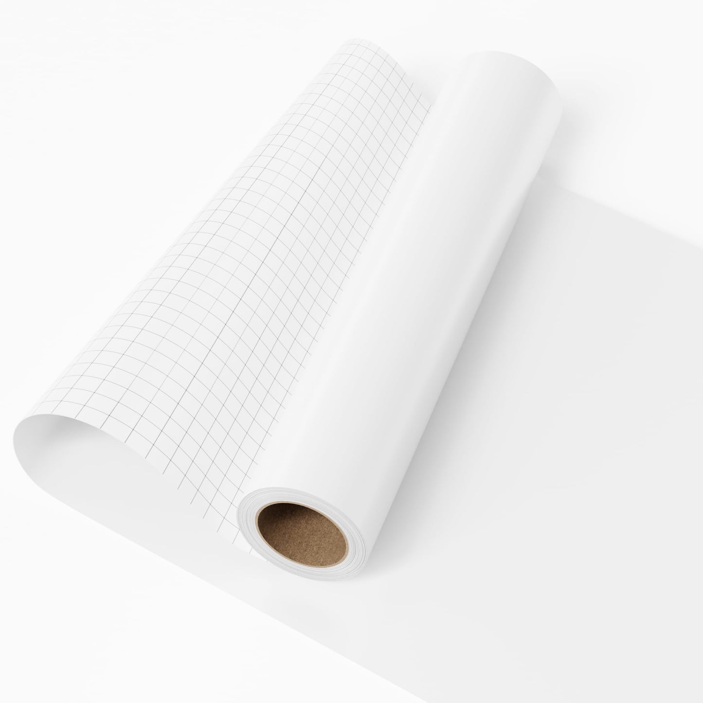 IROHTV Permanent Vinyl White Vinyl Roll, Compatible with Cricut-12'' x 6FT Adhesive Vinyl for Cutting Machine, DIY for Customization, Durable on Smooth Surface